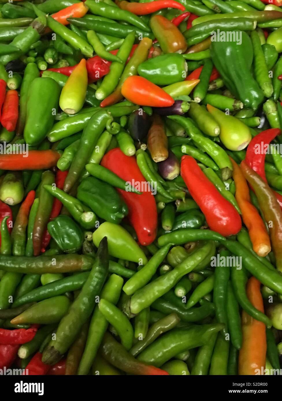 Chillies and vegetables hi-res stock photography and images - Alamy