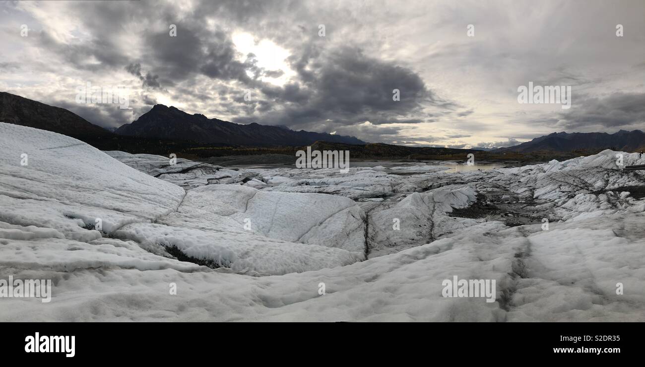Matanuska Glacier, Alaska Stock Photo