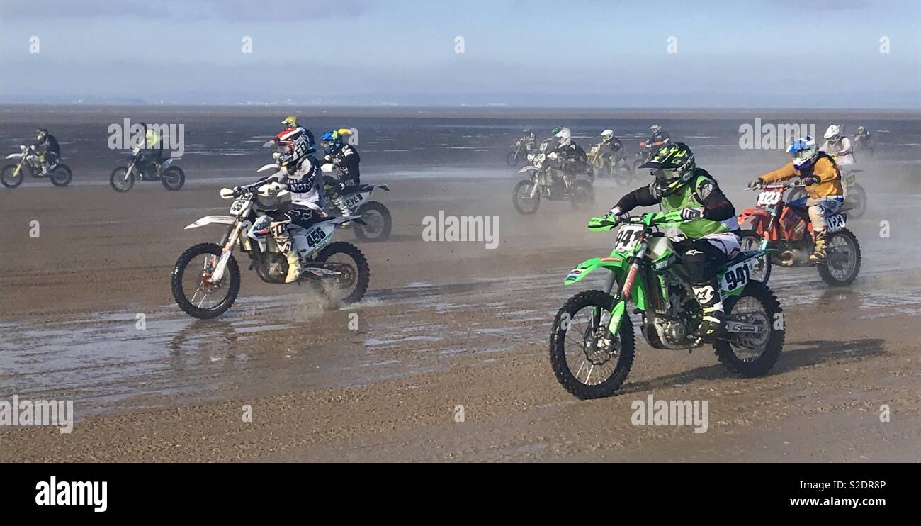 Weston beach race 2018 - Smartphone Captured Stock Image