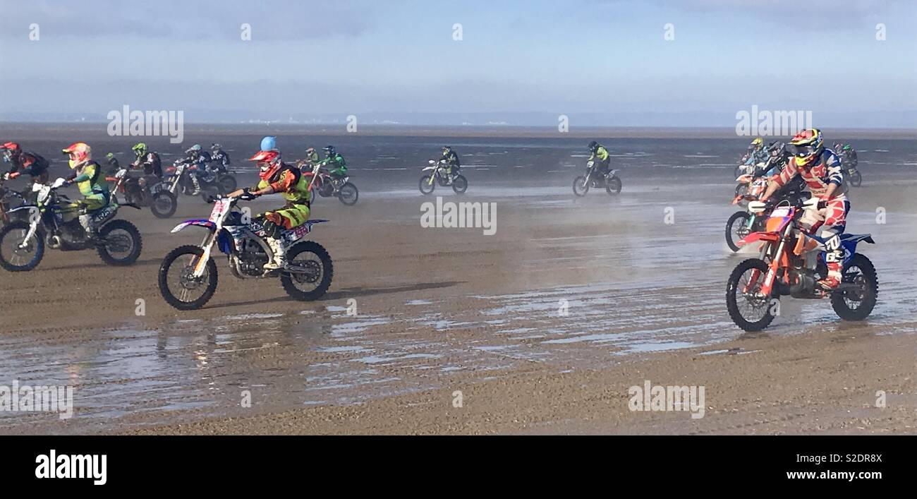 Weston beach race 2018 - Smartphone Captured Stock Image
