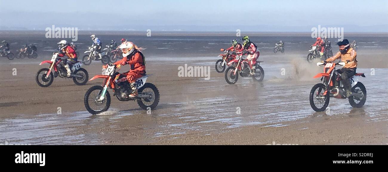 Weston beach race 2018 - Smartphone Captured Stock Image