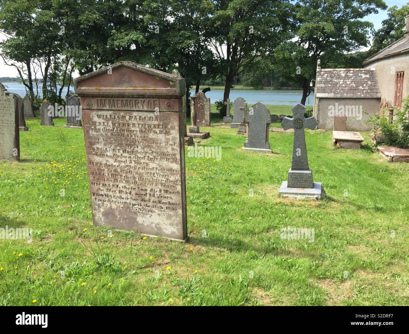 English graveyard - Smartphone Captured Stock Image