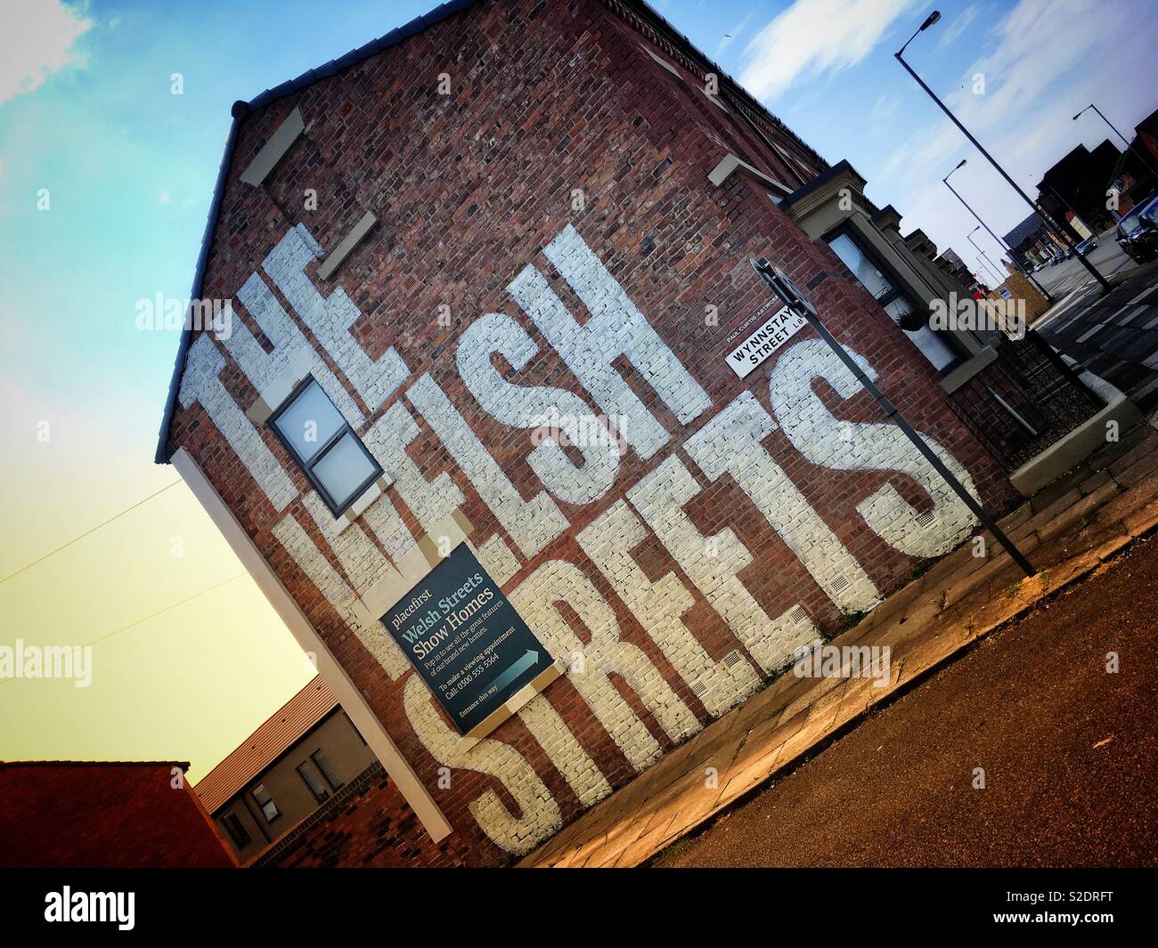 The welsh streets toxteth Liverpool Stock Photo