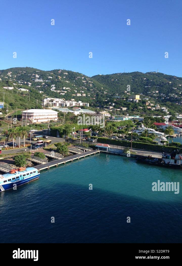 cruise-to-st-thomas-stock-photo-alamy