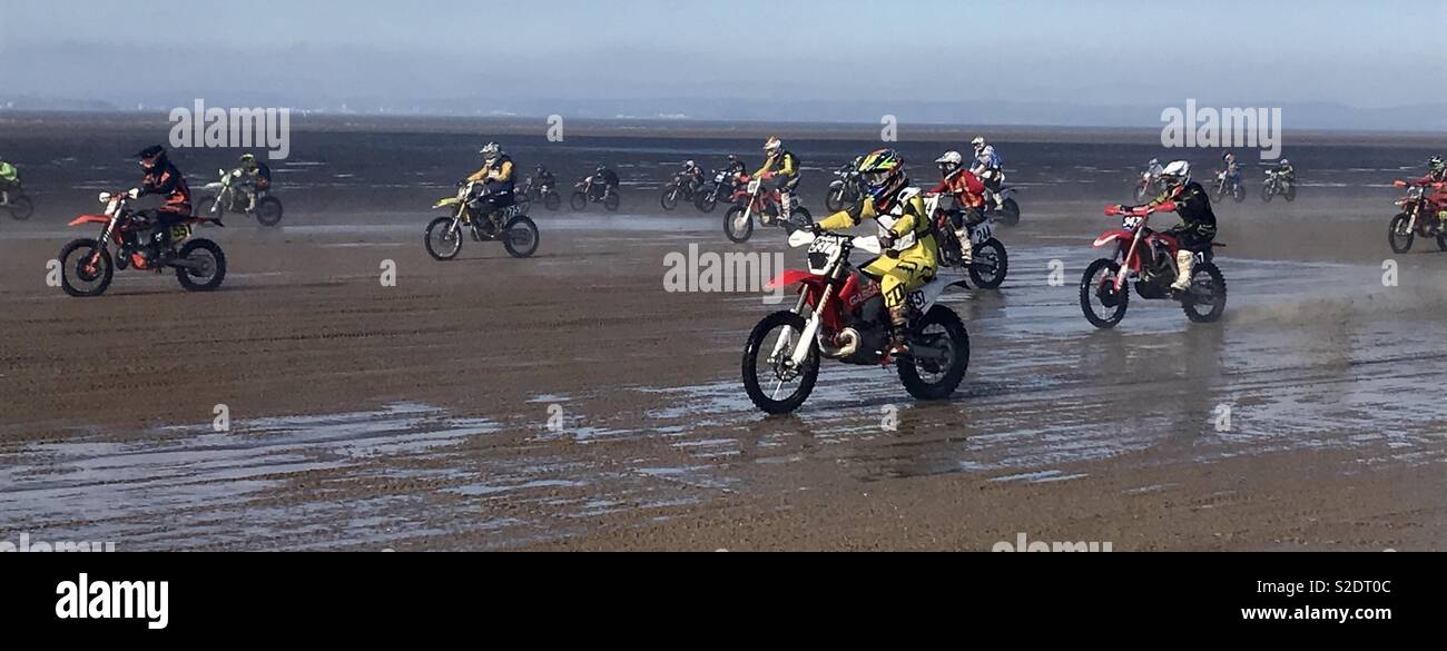 Weston beach race 2018 - Smartphone Captured Stock Image