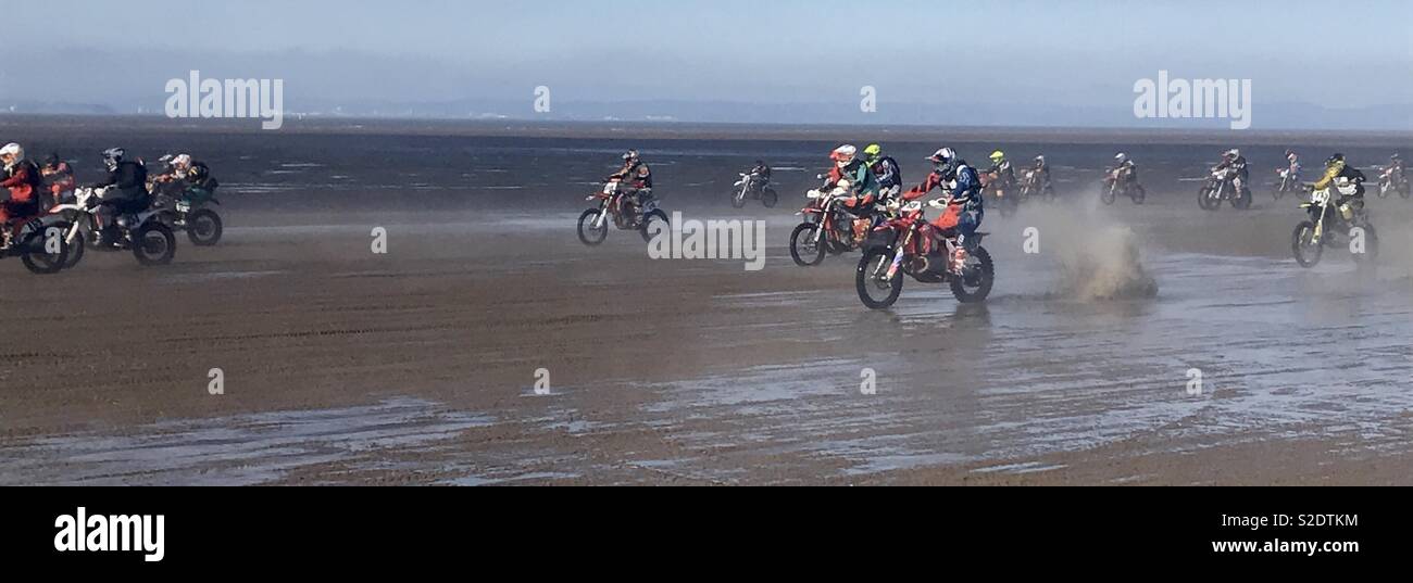 Weston beach race 2018 - Smartphone Captured Stock Image