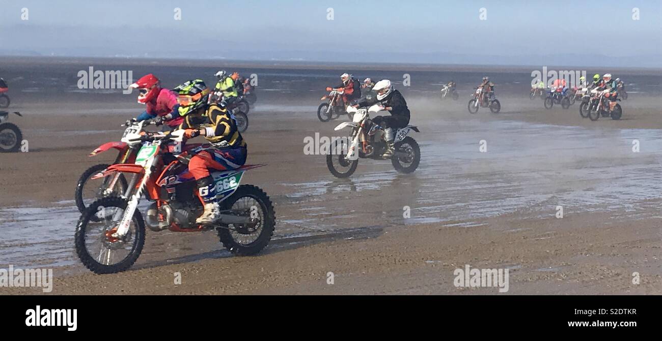 Weston beach race 2018 - Smartphone Captured Stock Image