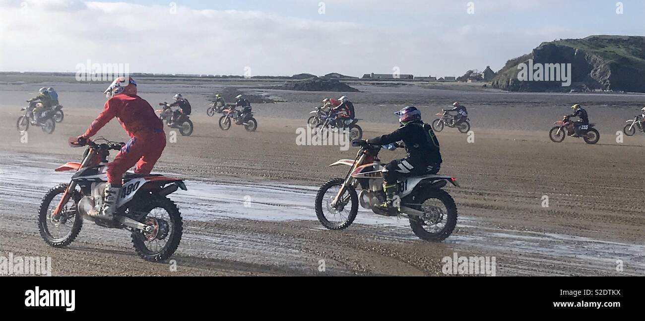 Weston beach race 2018 - Smartphone Captured Stock Image