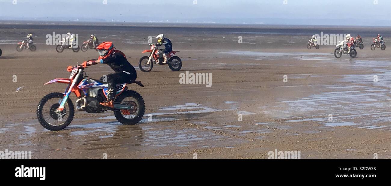 Weston beach race 2018 - Smartphone Captured Stock Image