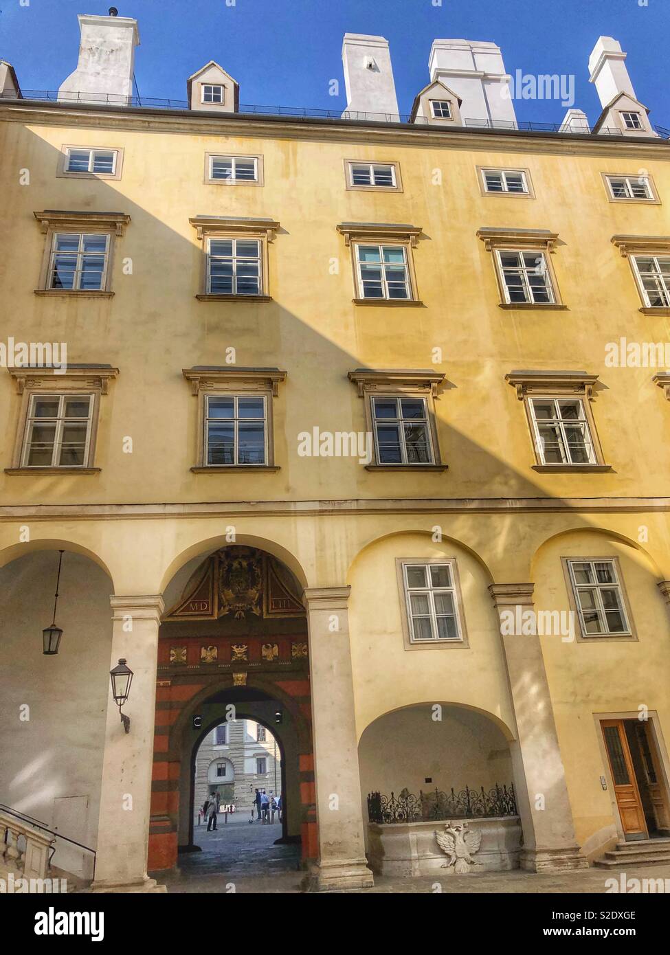 Hofburg Palace in Vienna, Austria. - Smartphone Captured Stock Image