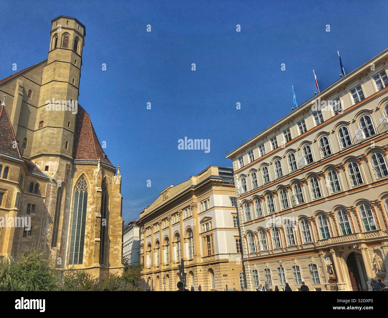 Historical buildings in Vienna, Austria. - Smartphone Captured Stock Image