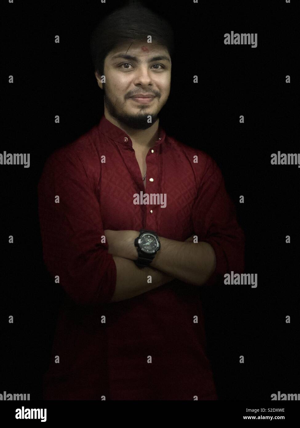 Iphone portrait STAGE LIGHT effect Stock Photo Alamy