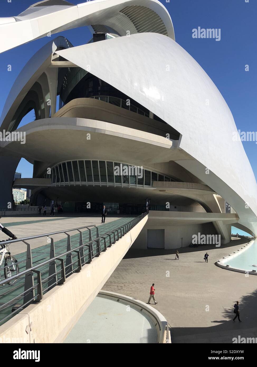 Valencia Arts and Sciences - Smartphone Captured Stock Image