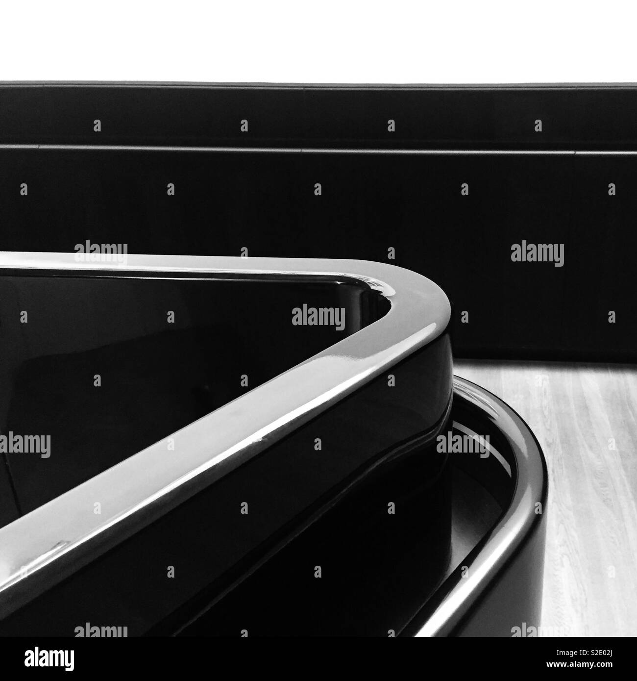 Sainsbury Gallery balustrade, Victoria and Albert museum Stock Photo