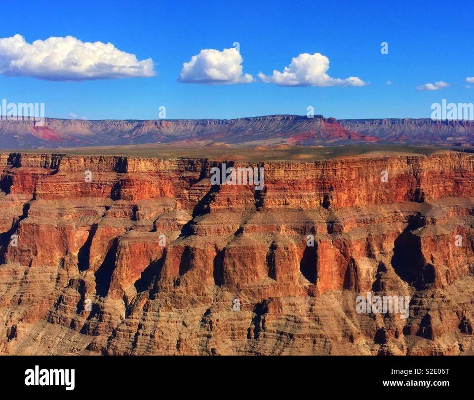 Sunny day at the Grand Canyon - Smartphone Captured Stock Image