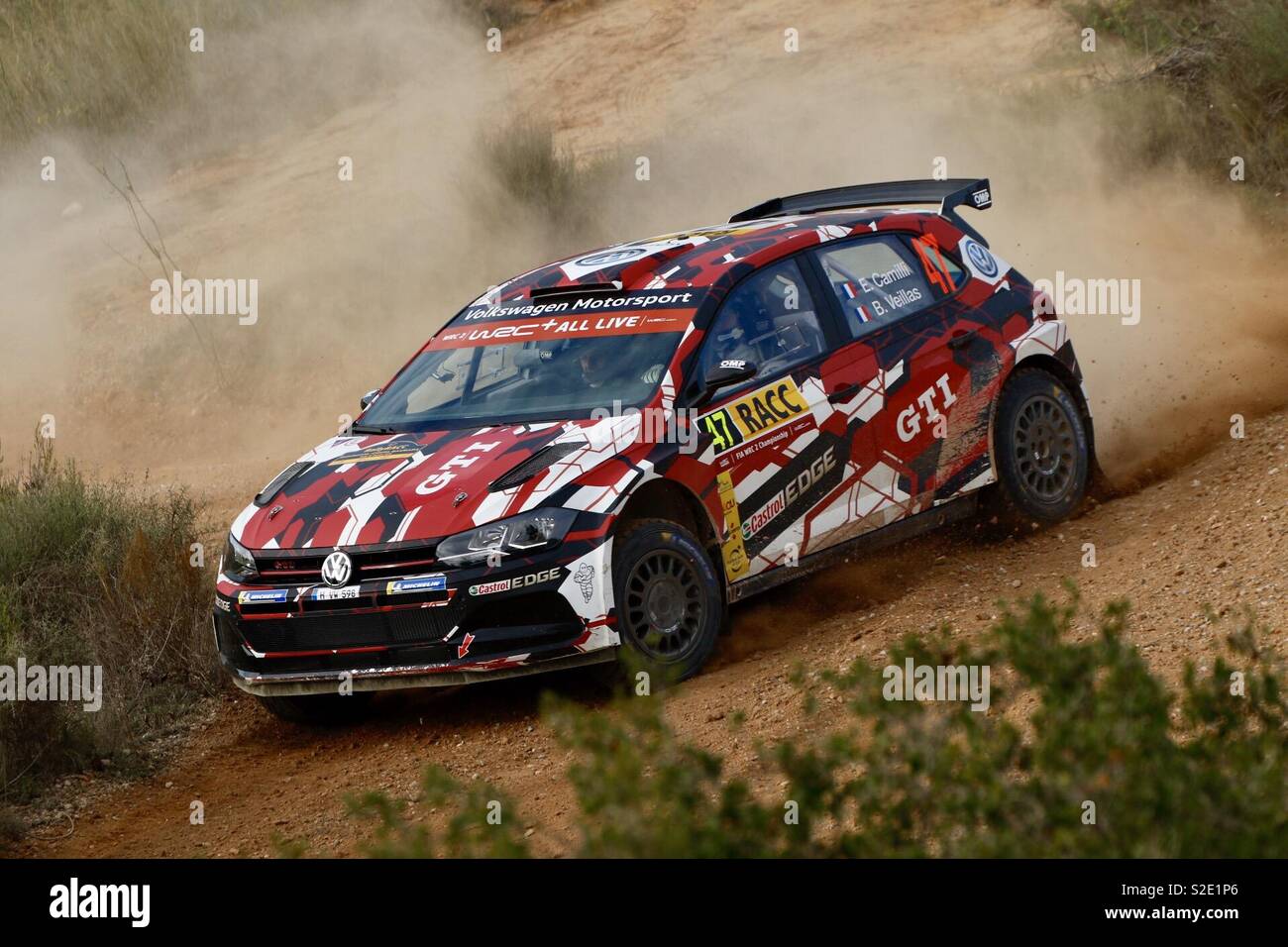Volkswagen Polo GTI R5 Rally Espanya 2018 Stock Photo - Alamy