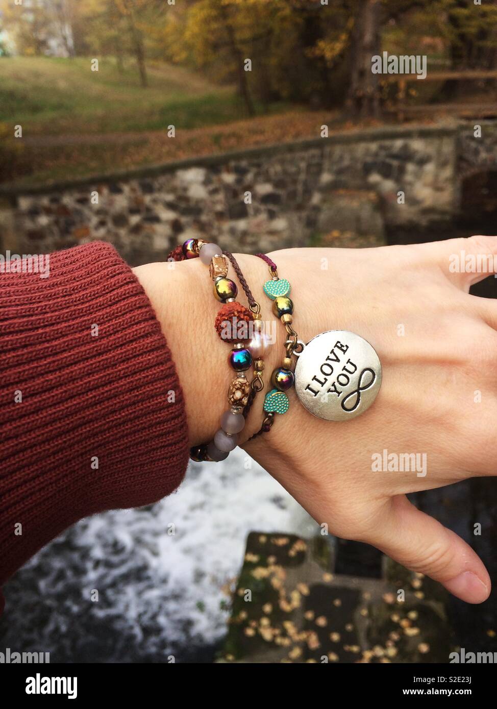 Love bracelets hi-res stock photography and images - Alamy