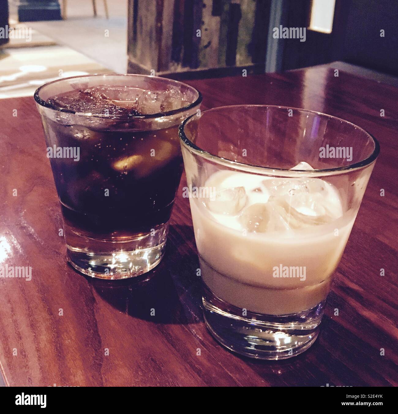 Evening Drinks - Smartphone Captured Stock Image