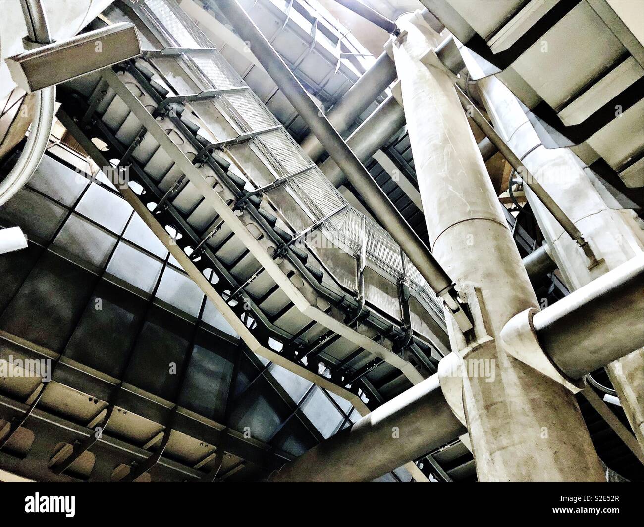 Westminster Escalator - Smartphone Captured Stock Image