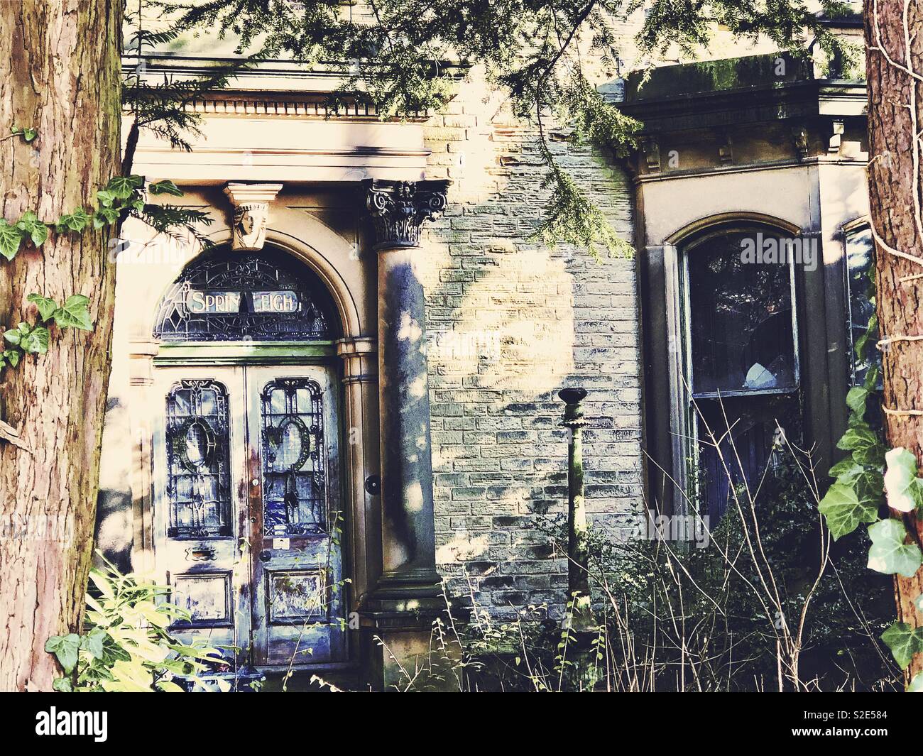 Abandoned House in Sheffield - Smartphone Captured Stock Image
