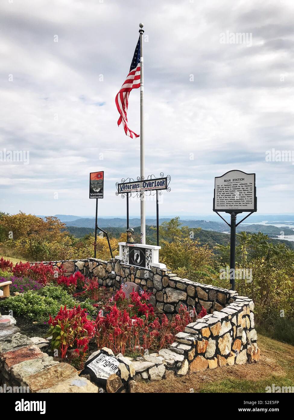 Veteran’s Overlook. Bean Station, Tennessee. USA Stock Photo Alamy