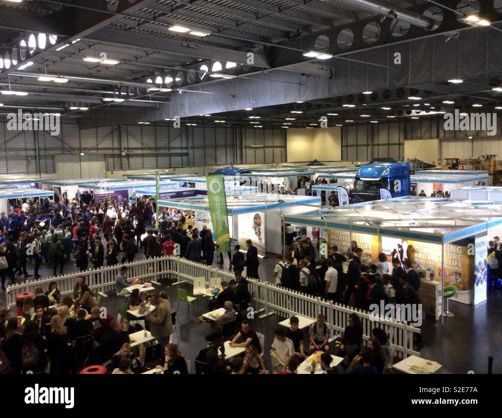 Exhibition Space - Smartphone Captured Stock Image