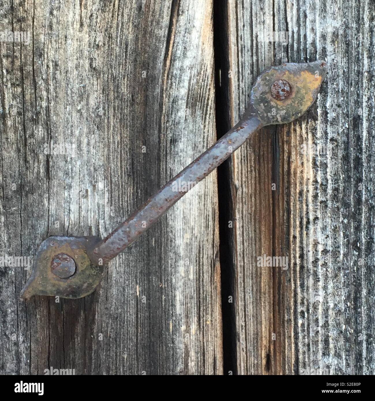 Door handle - Smartphone Captured Stock Image