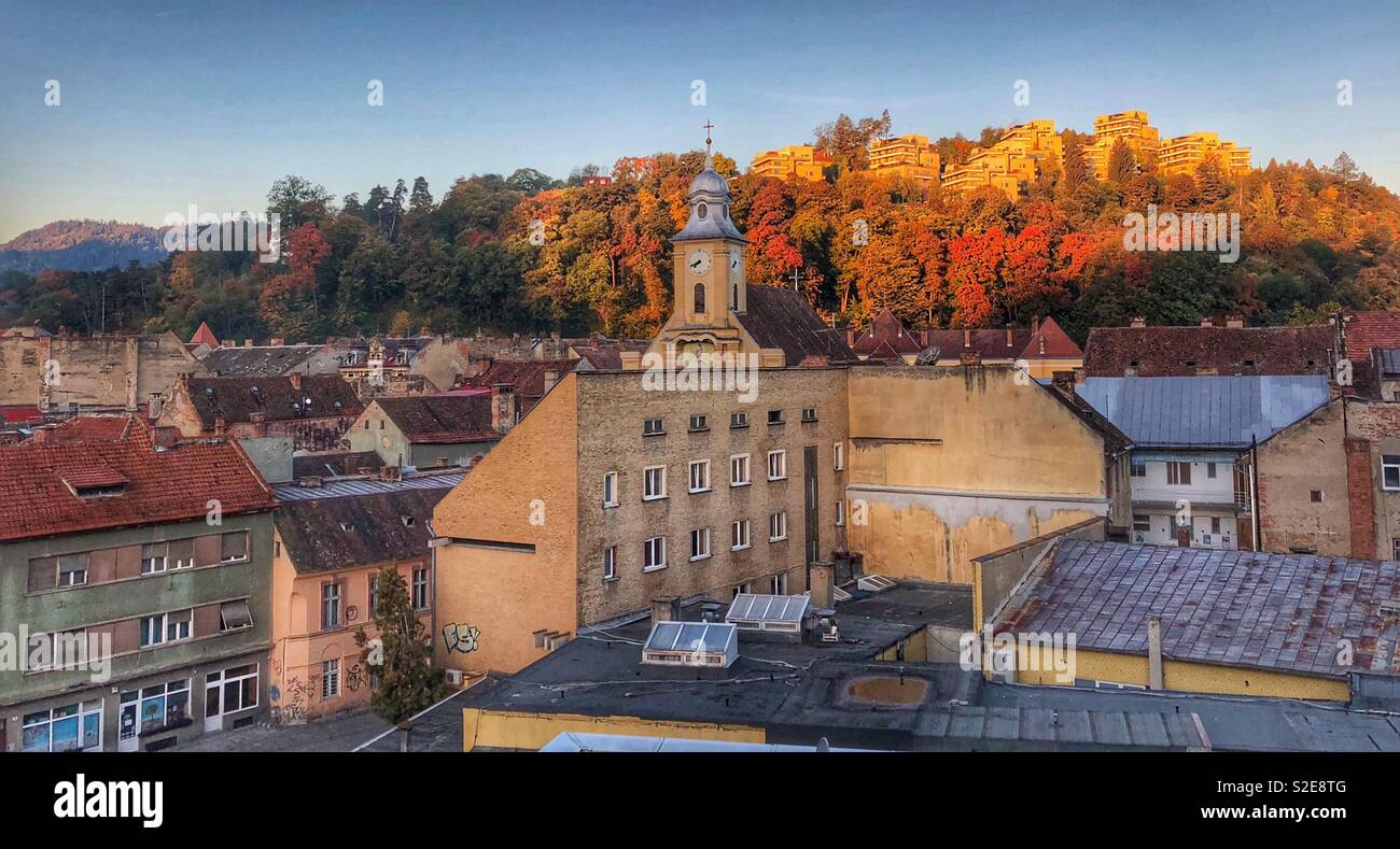 Beautiful Brasov, Romania. Stock Photo