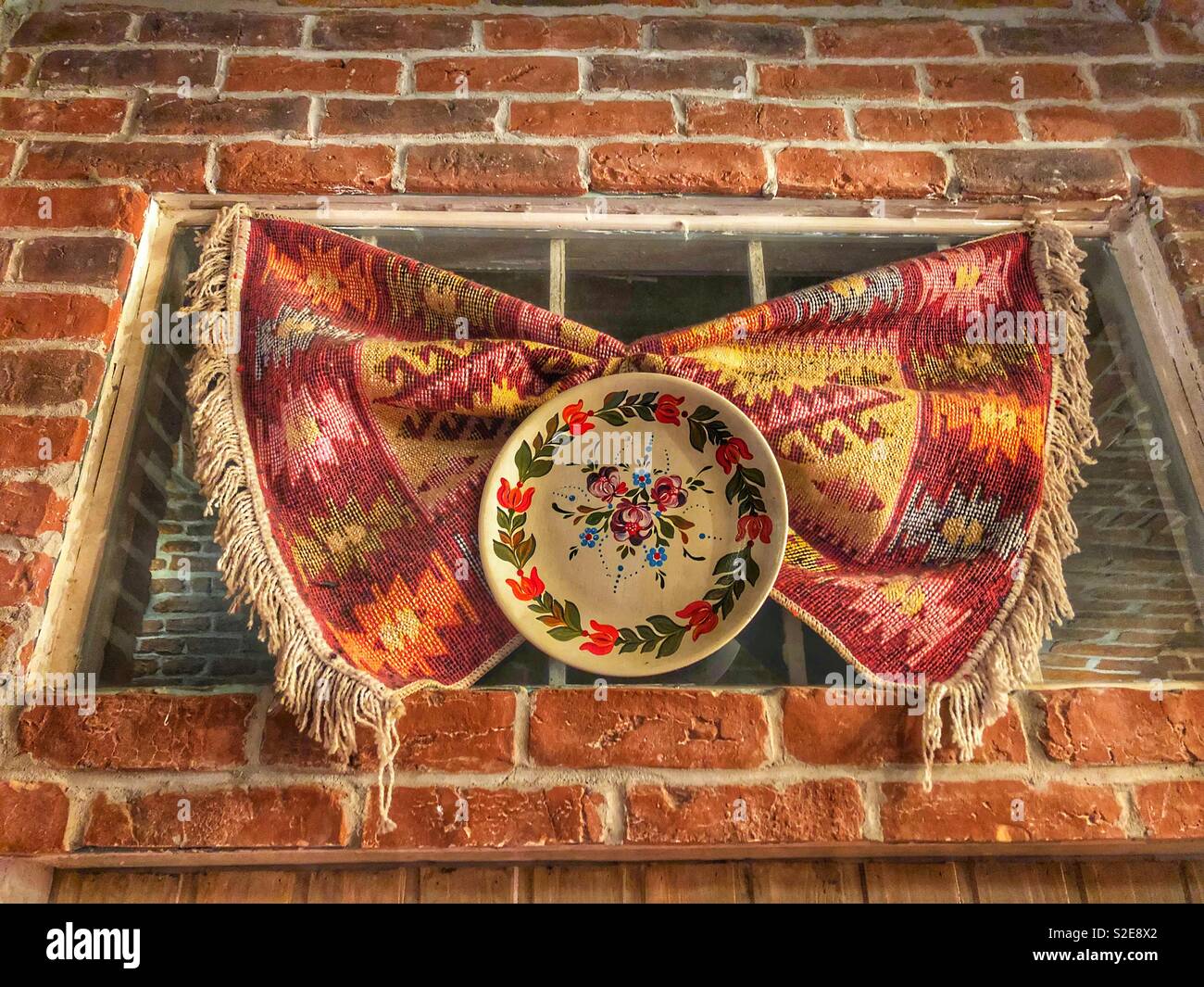 Decorative wall art. - Smartphone Captured Stock Image