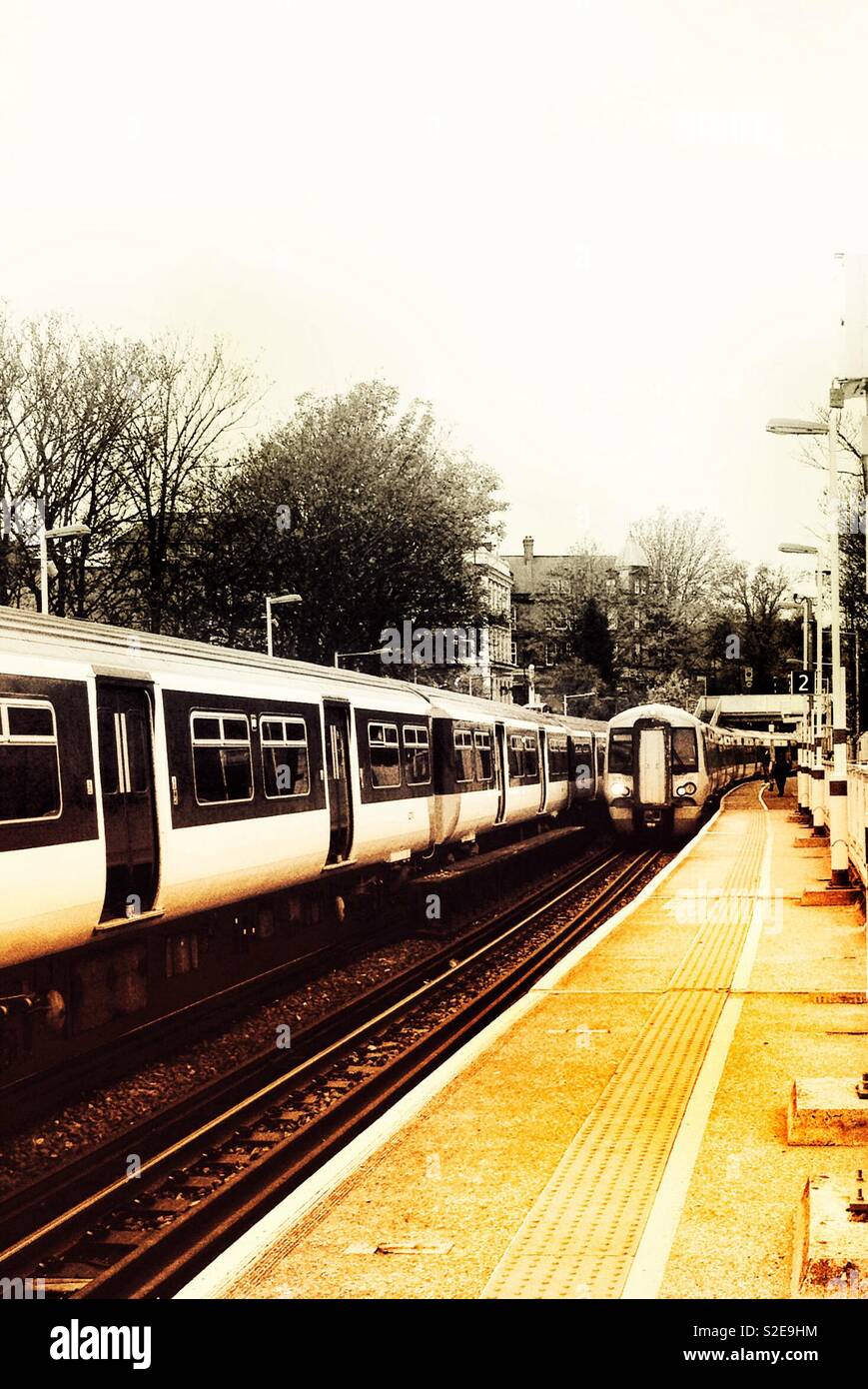 The up line and the down line Stock Photo - Alamy