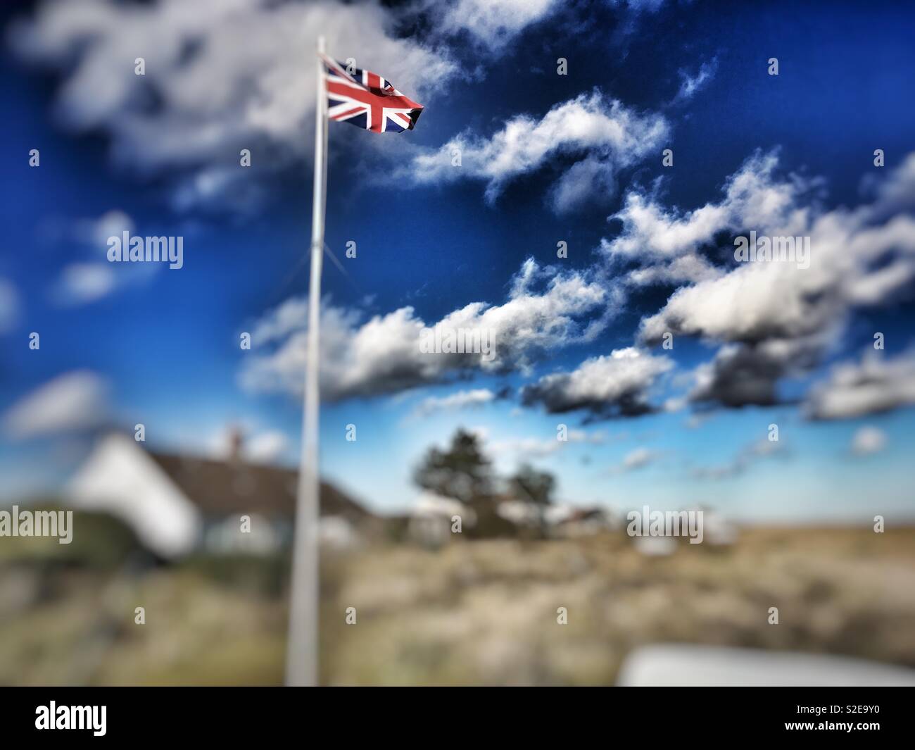 Shingle Street Suffolk England - Smartphone Captured Stock Image