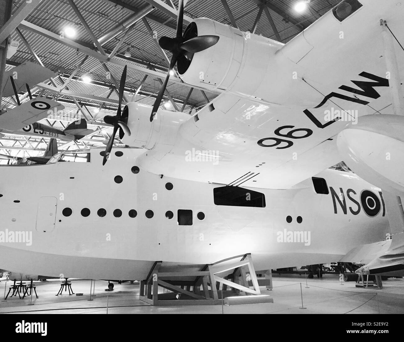 Sunderland MR.5 Sea Plane - Smartphone Captured Stock Image