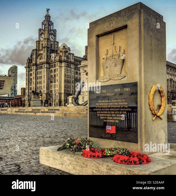Lest we forget, Liverpool Stock Photo