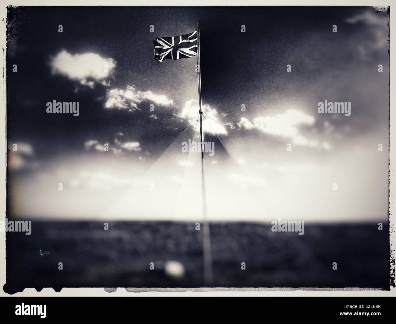 Shingle Street, England, Suffolk, UK. - Smartphone Captured Stock Image