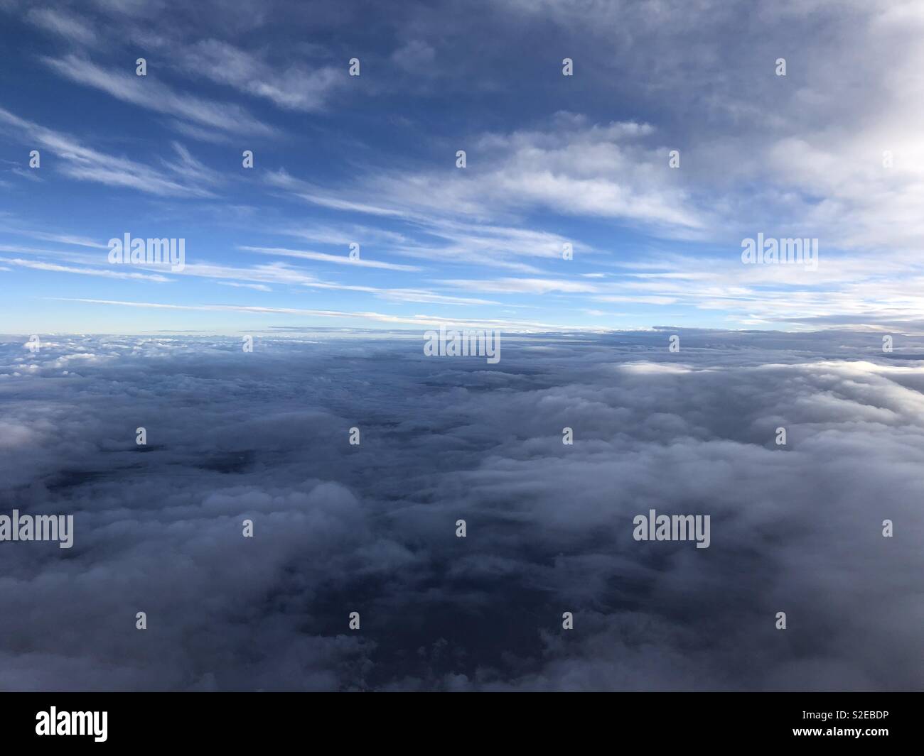 Cloud layers Stock Photo