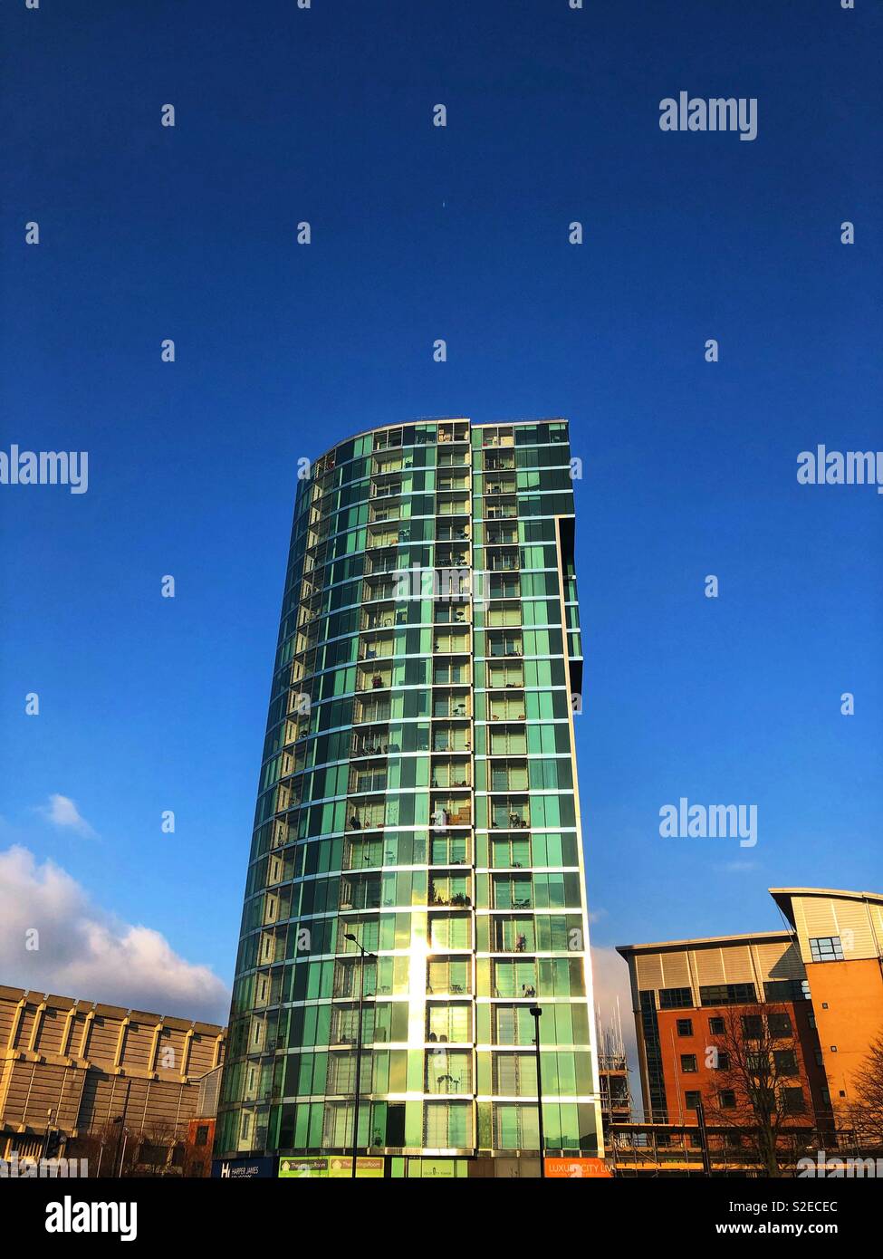 Sheffield High Rise - Smartphone Captured Stock Image