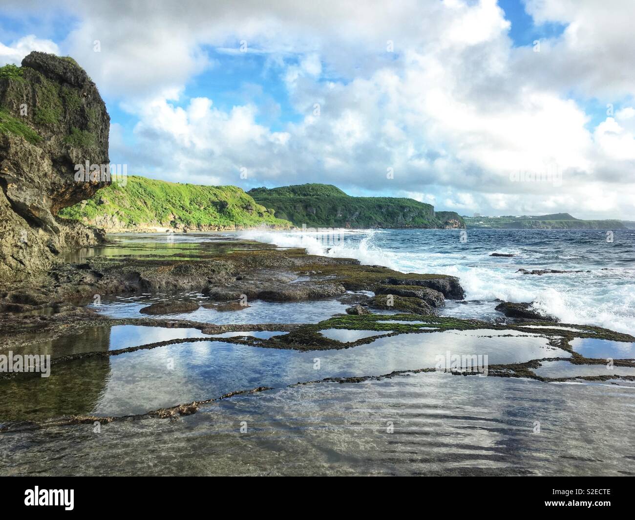 Tagachang Beach, Guam, Micronesia. Stock Photo