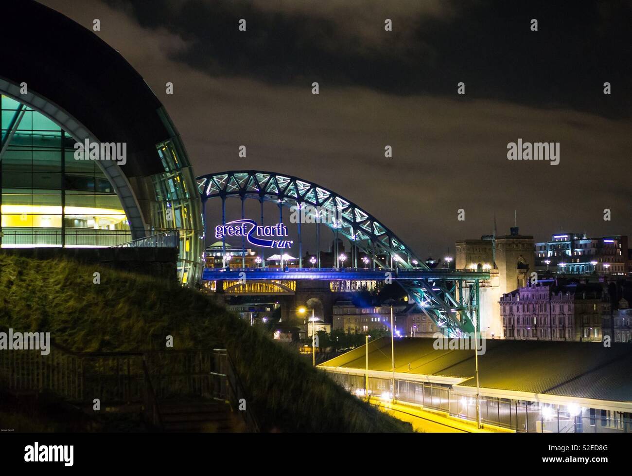 Newcastle Quayside - Smartphone Captured Stock Image
