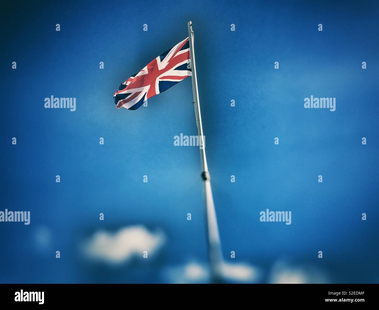 Union Jack flag - Smartphone Captured Stock Image