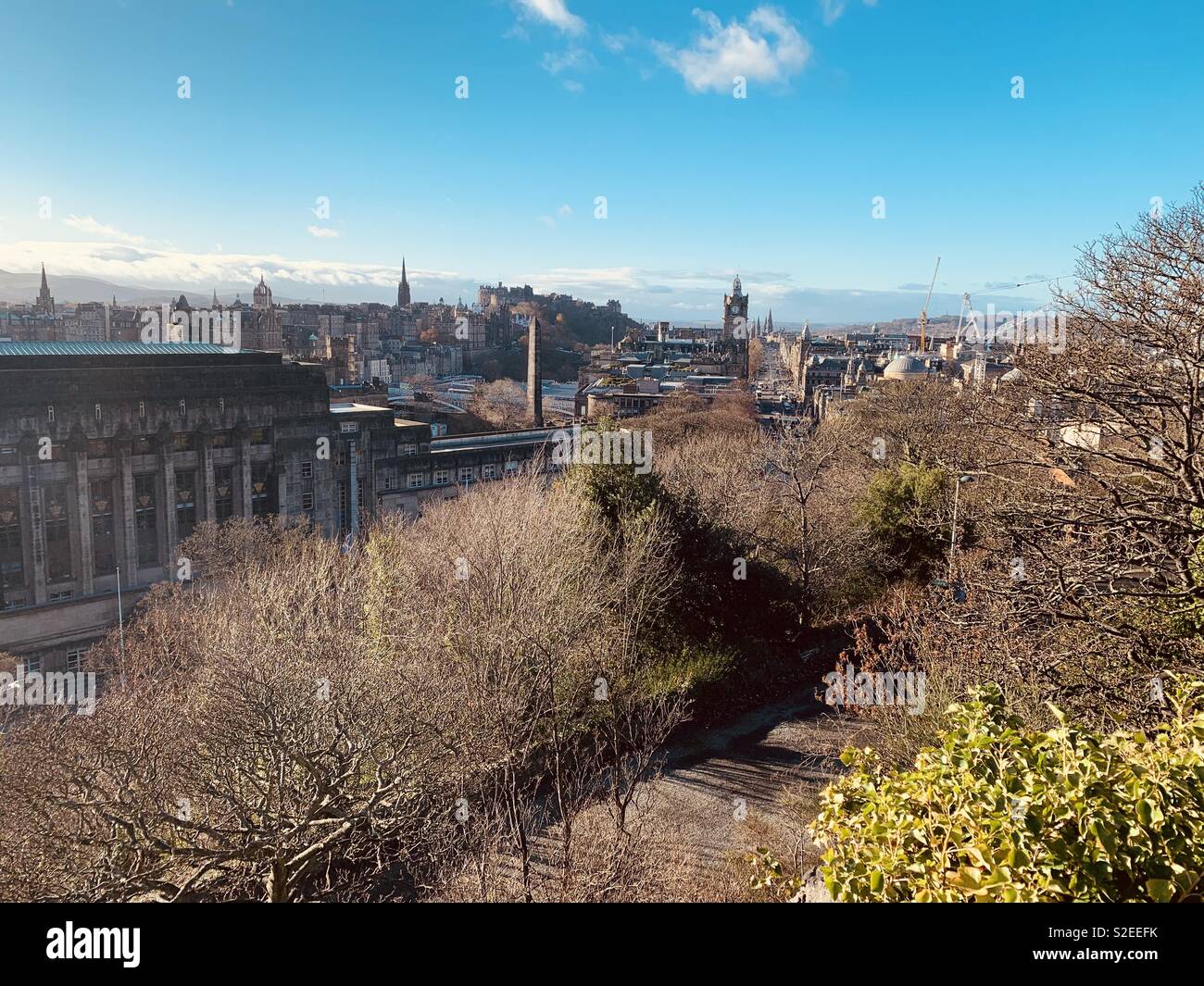 Edinburgh trees hires stock photography and images Alamy