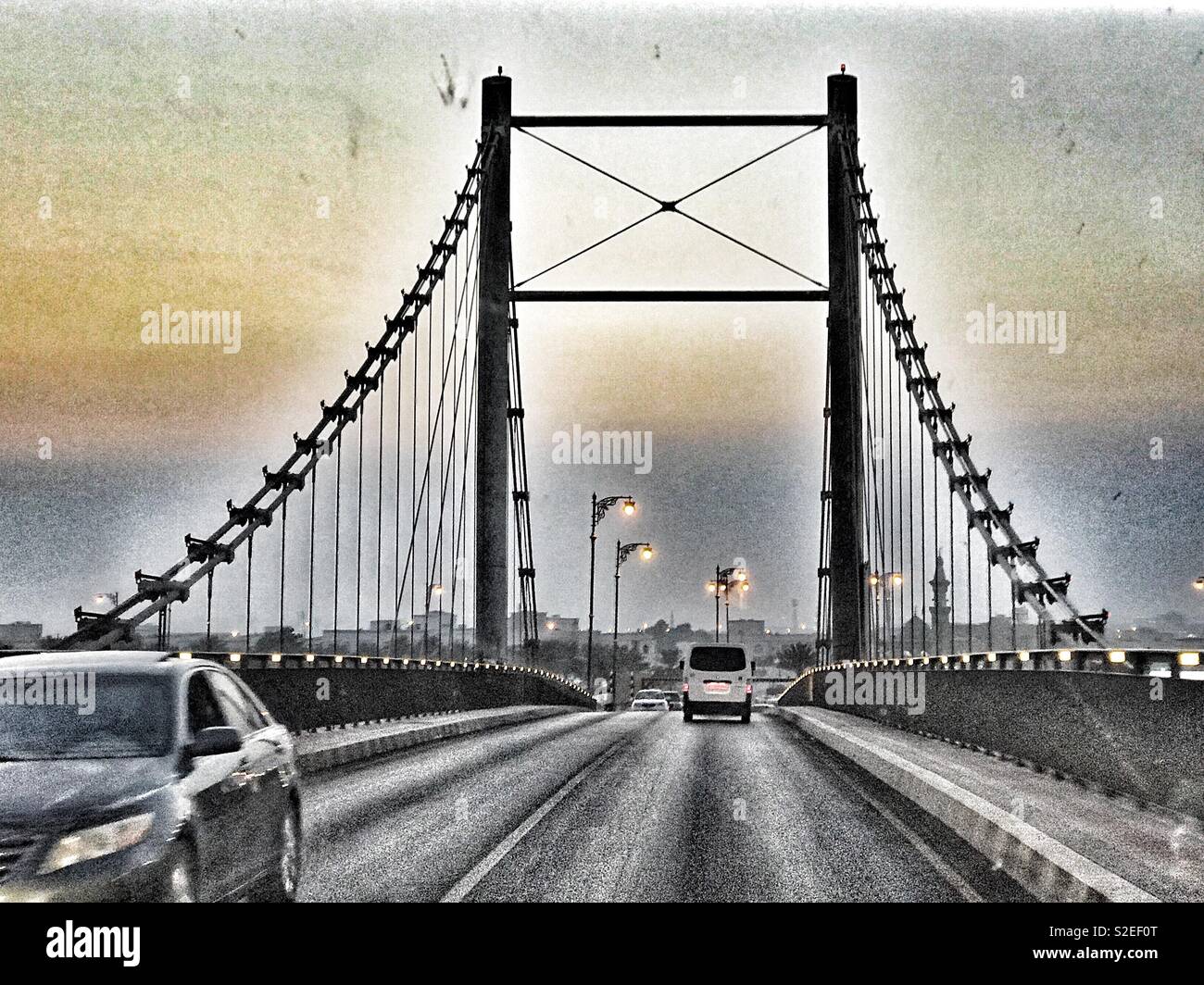 Sur Bridge, Al Sharqiya,Oman - Smartphone Captured Stock Image