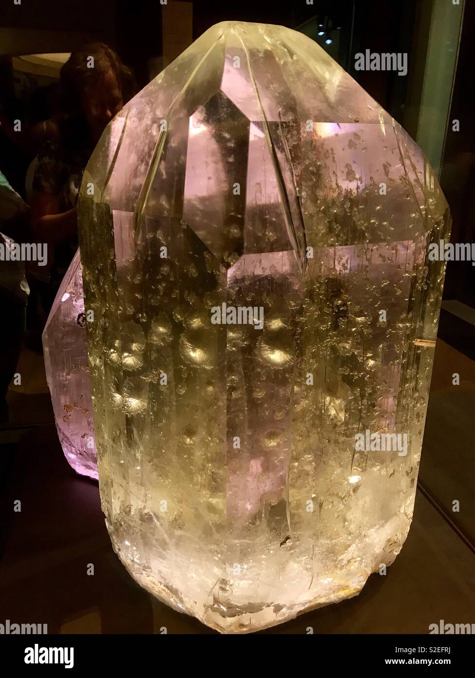 Giant amethyst - Smartphone Captured Stock Image