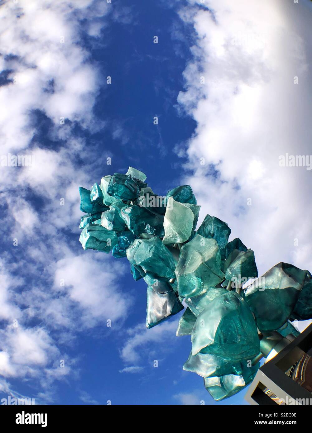glass sculpture in Tacoma, WA Stock Photo