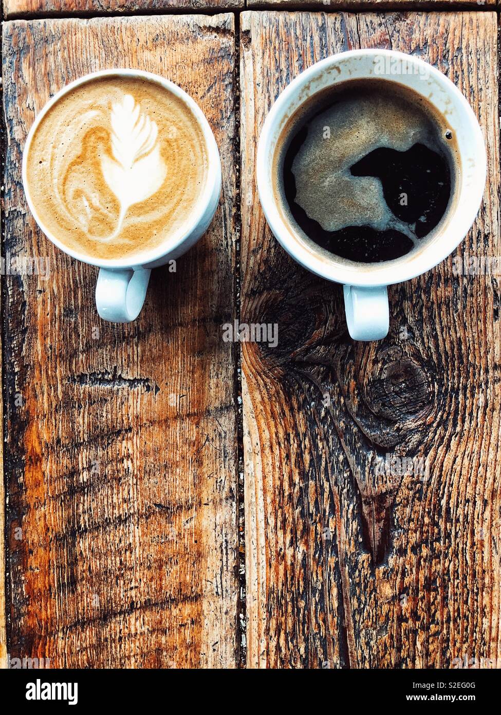 His and hers Stock Photo