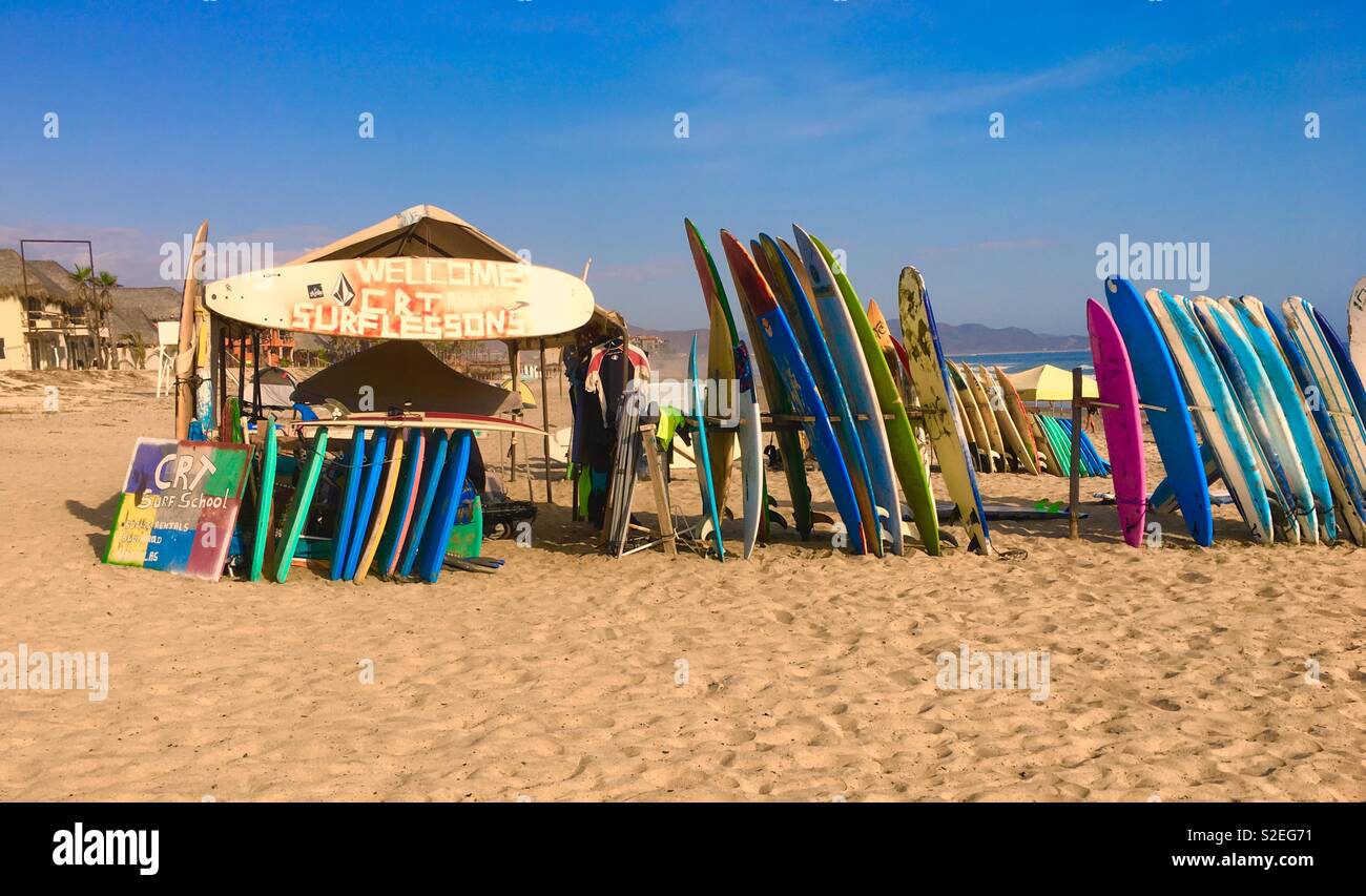 Surf at Rosarito Stock Photo Alamy