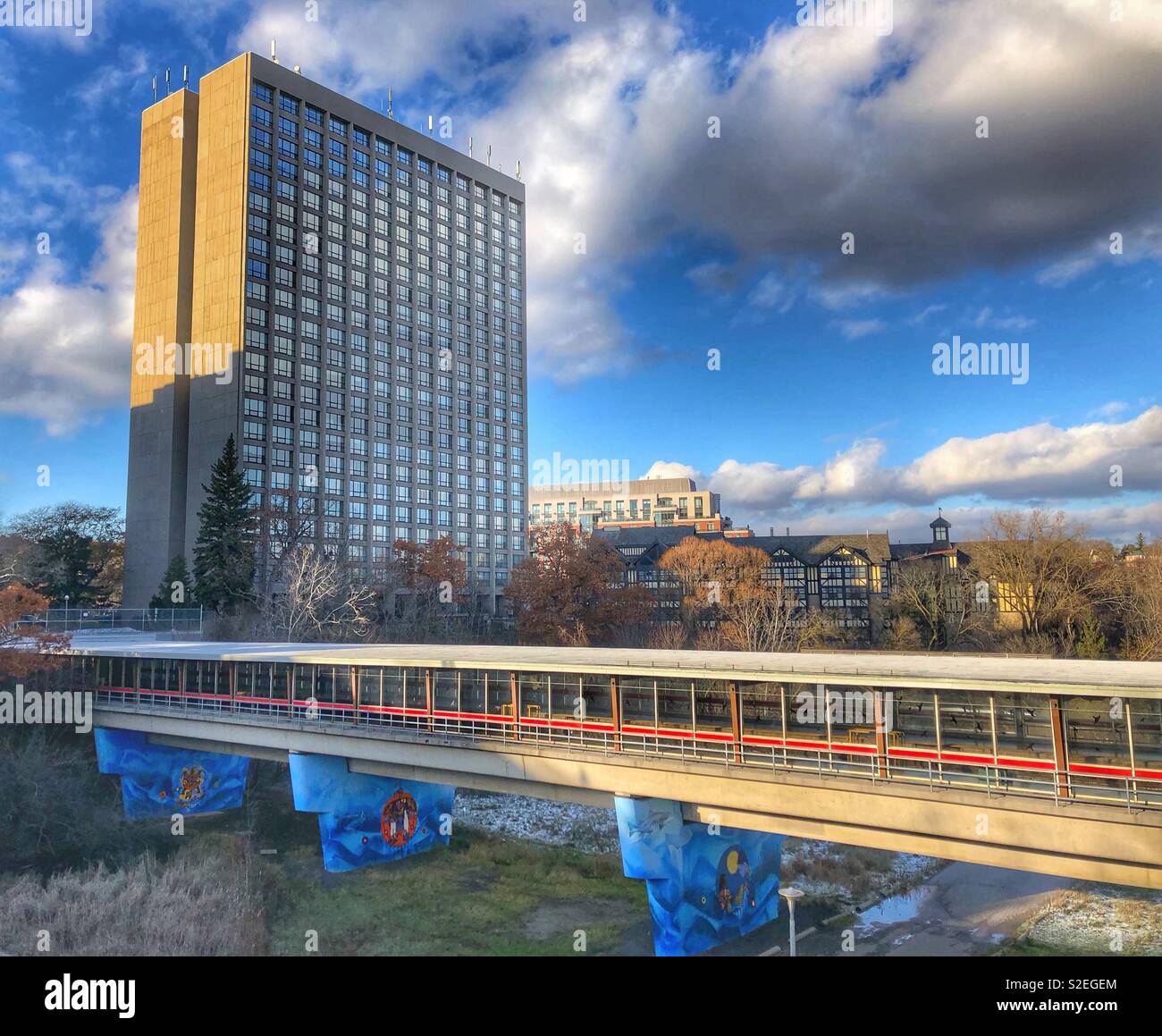 A Toronto neighbourhood. - Smartphone Captured Stock Image