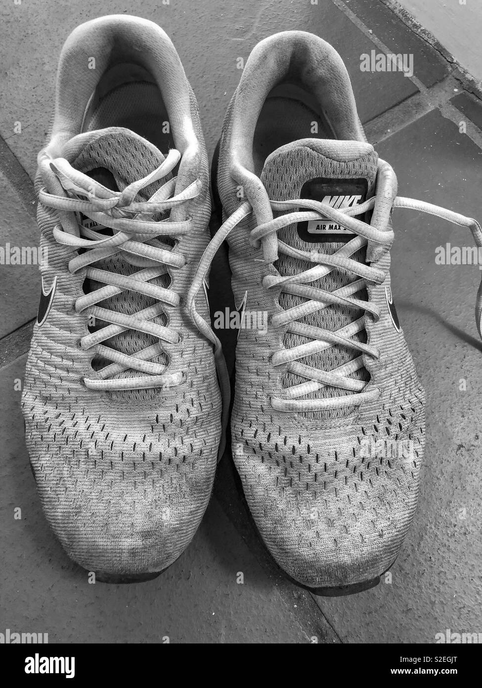 Trainers Black and White Stock Photos & Images - Alamy