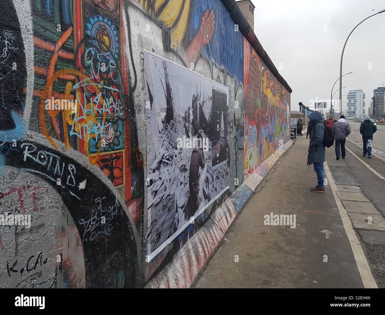 Wall of Berlin, Germany Stock Photo