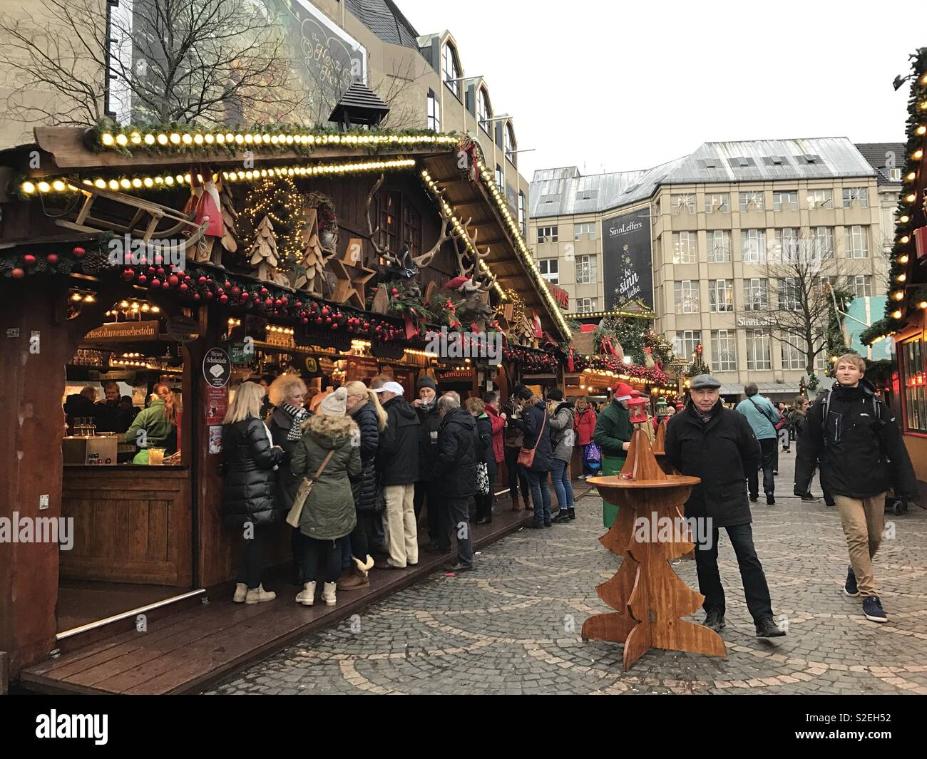 Christmas Market. Bonn, Germany Stock Photo