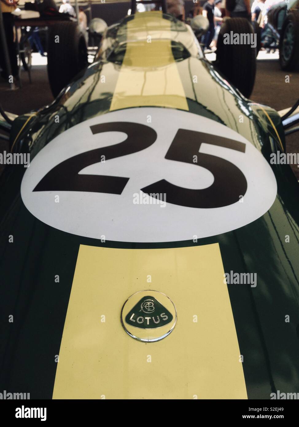 Classic Lotus racing car, number 25 Stock Photo
